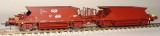 Twin unit ballast car